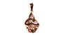 Claddagh Trinity Knot Rose Plated Silver Pendant