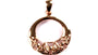 Trinity Knot  Rose Plated Silver Pendant