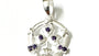 Claddagh Silver Pendant (Amethyst)