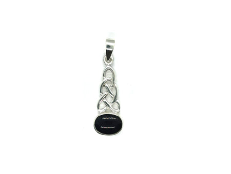 Celtic Pendant with Coloured Stone