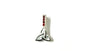Garnet Cz stone set Silver Trinity Knot Pendant