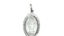 Small Silver Matt Finish Miraculous Medal