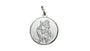 St Christopher’s Large Silver Matt Finish Medal
