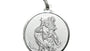 St Christopher’s X Large Silver Matt Finish Medal
