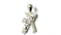 Claddagh Silver Pendant (Pink)