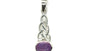 Celtic Pendant with Coloured Stone