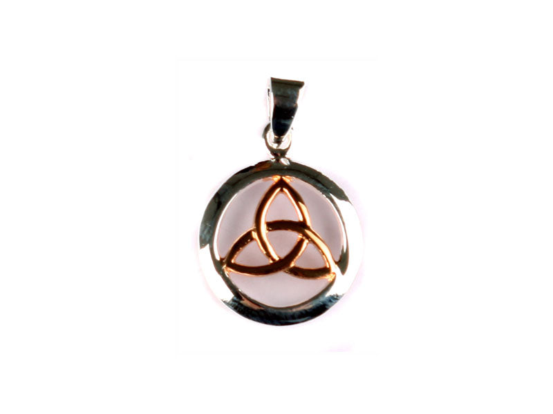 Yellow Gold Plated On Silver Pendant