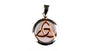 Rose Gold Plated On Silver Pendant