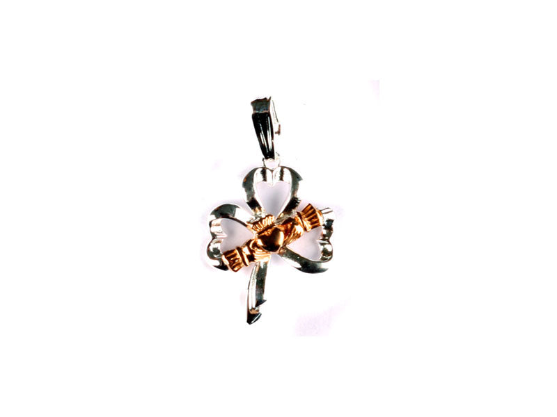 Rose Gold Plated On Silver Pendant