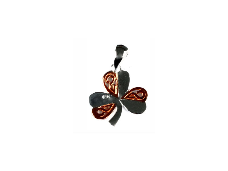 Rose Gold Plated On Silver Pendant