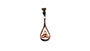 Rose Gold Plated On Silver Pendant