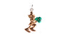 Rose Gold Plated On Silver Pendant