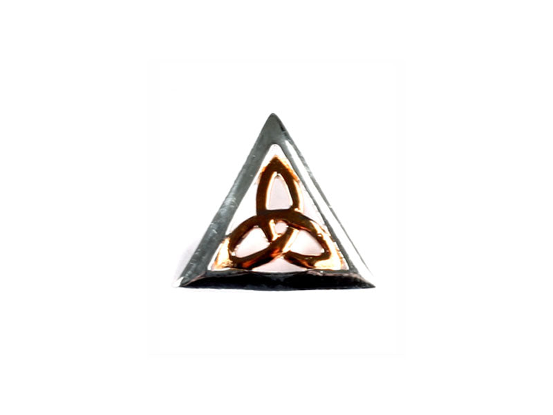 Rose On Silver Pendant