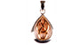 Rose Gold Plated On Silver Pendant