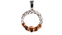 Rose Gold Plated On Silver Pendant