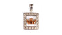 Rose Gold Plated On Silver Pendant