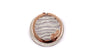Irish Sinead Collection Silver With Rose Gold Plated Celtic Pendant.