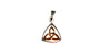 Rose Gold Plated On Silver Pendant