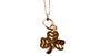Rose Gold Plated Shamrock Pendant Chained