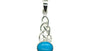 Celtic Pendant with Coloured Stone