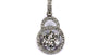 A White Cubic Zirconia Pendant