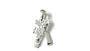 Claddagh Silver Pendant (White)
