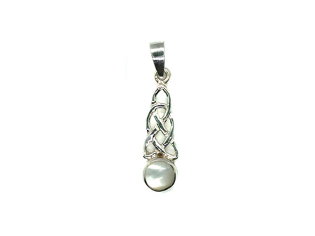 Celtic Pendant with Coloured Stone