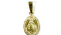 Yellow plated Silver Miraculous Medal Pendant