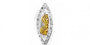 Celtic Silver Pendant With Gold Plating