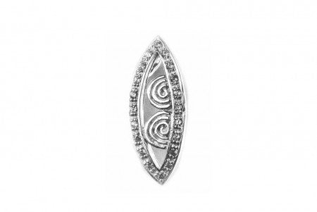 Celtic Pendant with Plain Silver