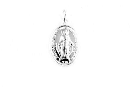Miraculous Medal Silver Large