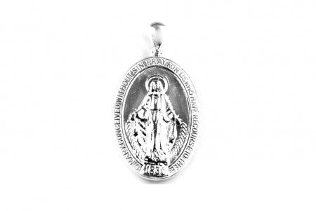 Miraculous Medal Silver XL