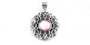 Celtic Pendant with Pink Coloured Stone