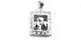 Silver Shamrock Pendant With White cubic Zirconia Stones