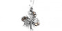 Silver Shamrock Marcasite Pendant