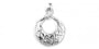 Celtic Pendant with Plain Silver
