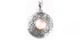 Celtic Pendant with Pink Coloured Stone