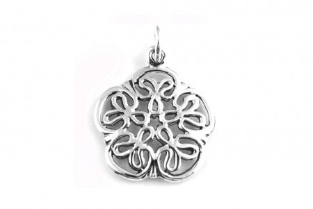 Celtic Pendant with Plain Silver