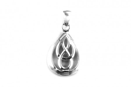 Celtic Pendant with Plain Silver