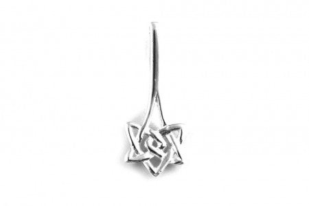 Celtic Pendant with Plain Silver