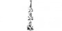 Silver Shamrock Drop Pendant