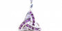 Trinity Knot Silver Pendant With Amethyst Cz Stone