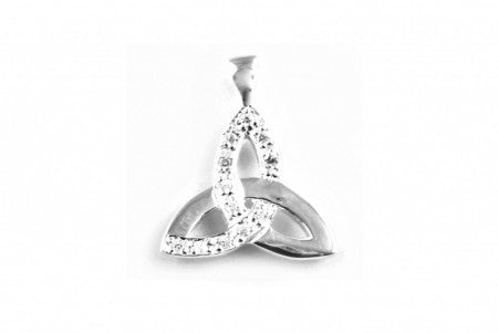 Trinity Knot Silver Pendant