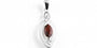 Celtic Silver Pendant With Garnet Cz Stone