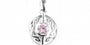 Celtic Pendant with White Cubic Zirconia Stone