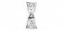 Trinity Knot Silver Friend With White Cz Stone