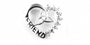 Trinity Knot Silver Friend Pendant With White Cz Stone