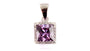 A Amethyst & White Cubic Zirconia Pendant.