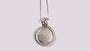 A White Cubic Zirconia Pendant