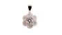A White Cubic Zirconia Pendant.